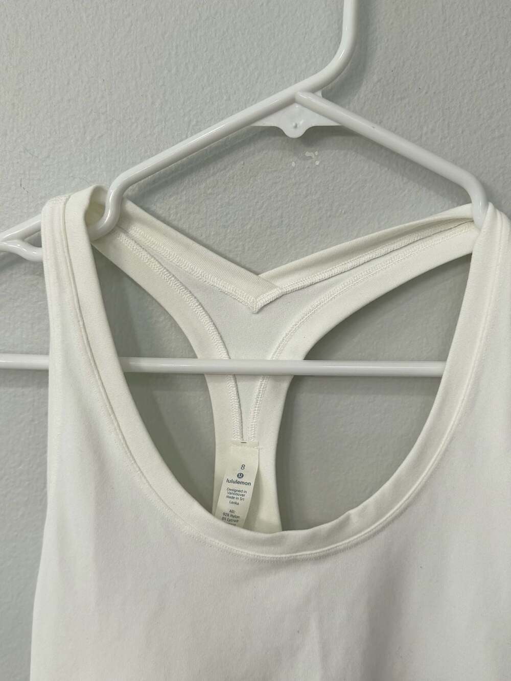Lululemon Women's Florida University Racerback Tank Top White - Picture 3 of 5